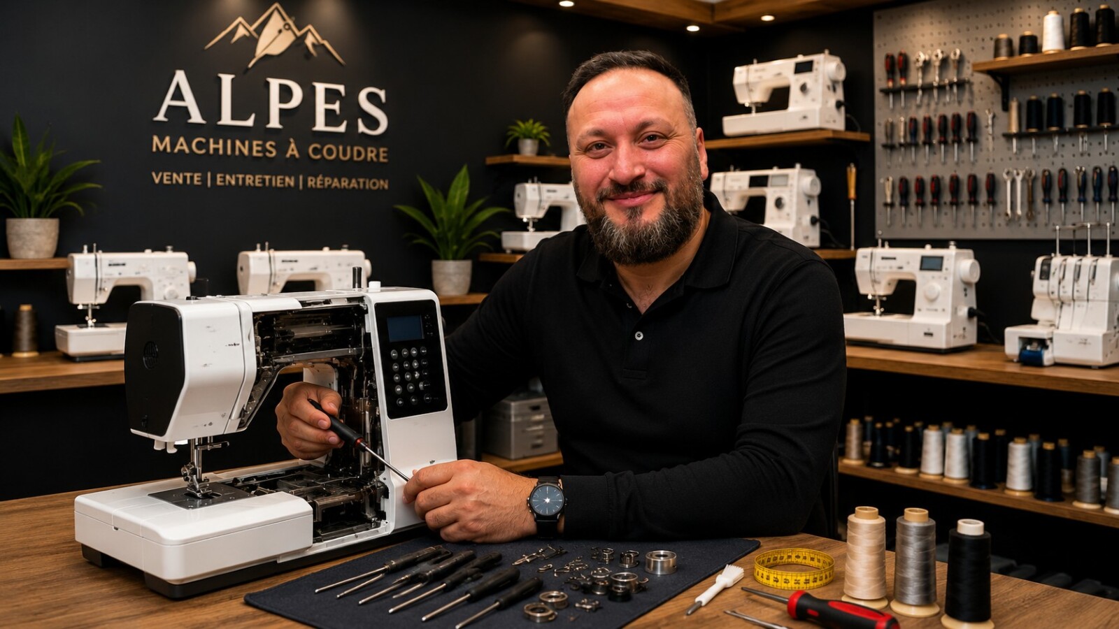 Walid Fehri -Alpes Machines &agrave; Coudre Grenoble