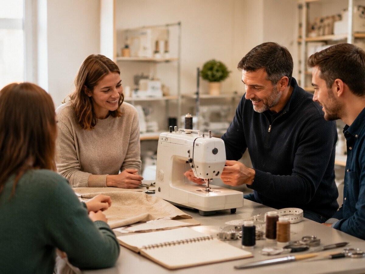 formation à la couture sur machines à coudre à Grenoble