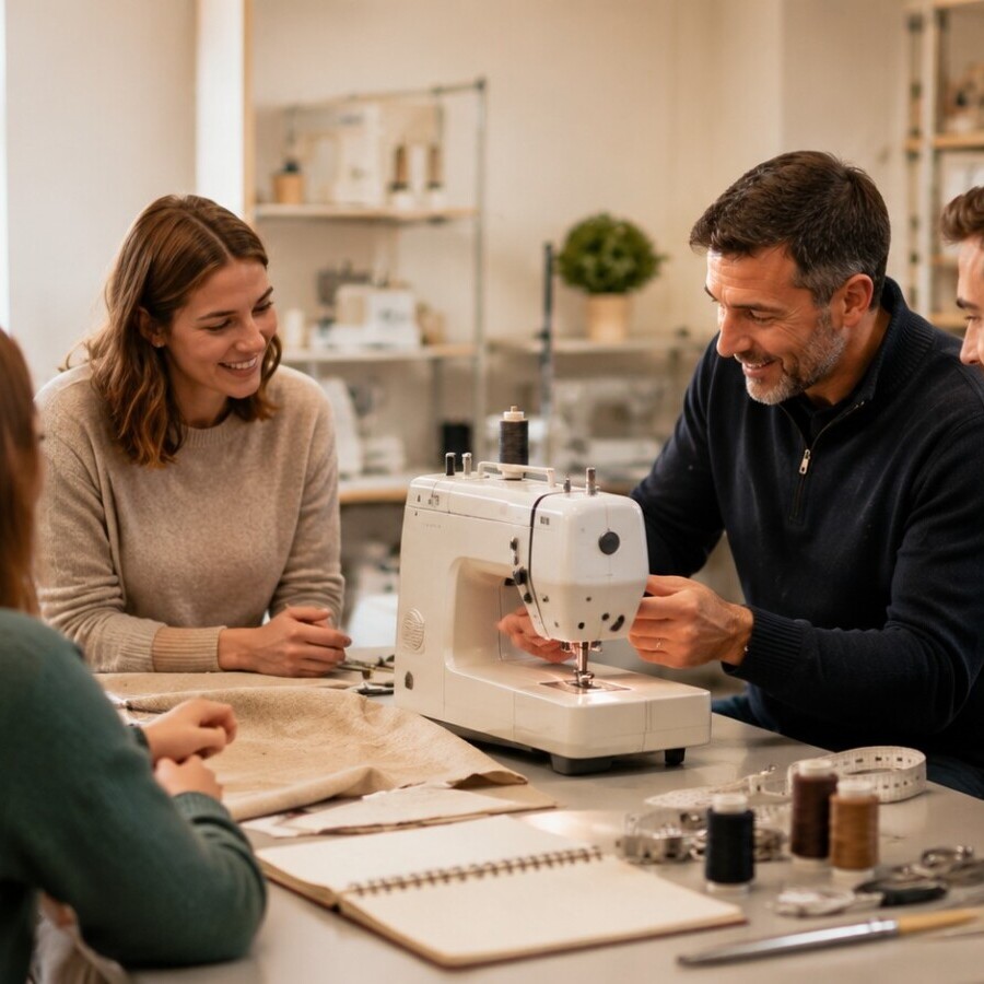 formation &agrave; la couture sur machines &agrave; coudre &agrave; Grenoble