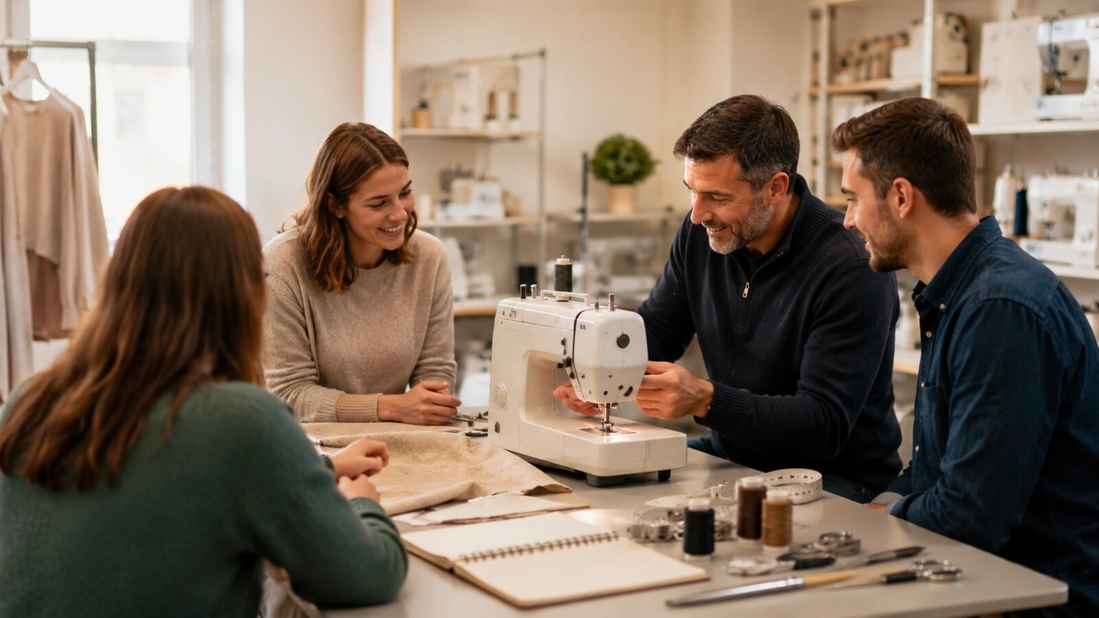 formation à la couture sur machines à coudre à Grenoble