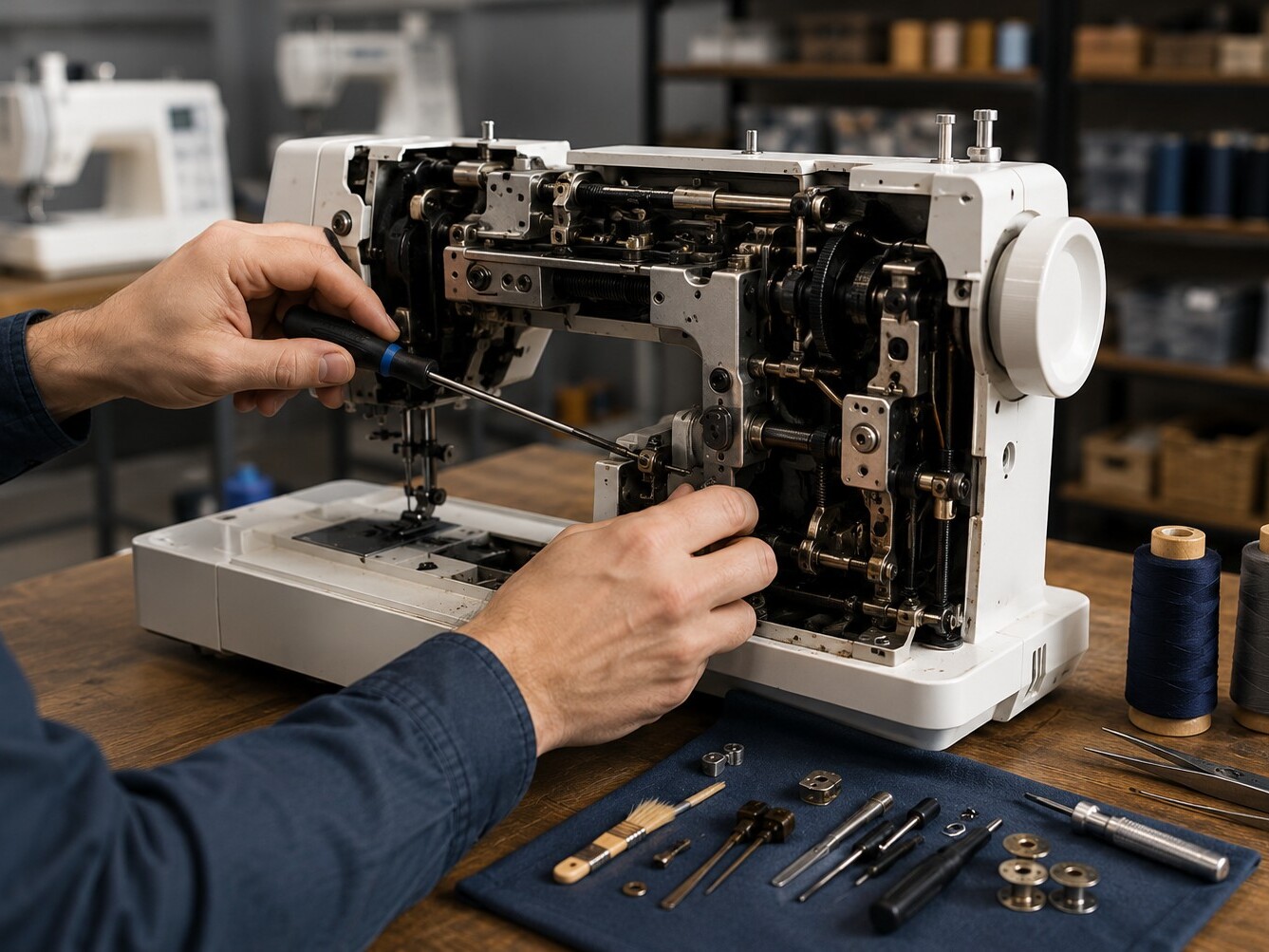 révision de machine à coudre à Grenoble