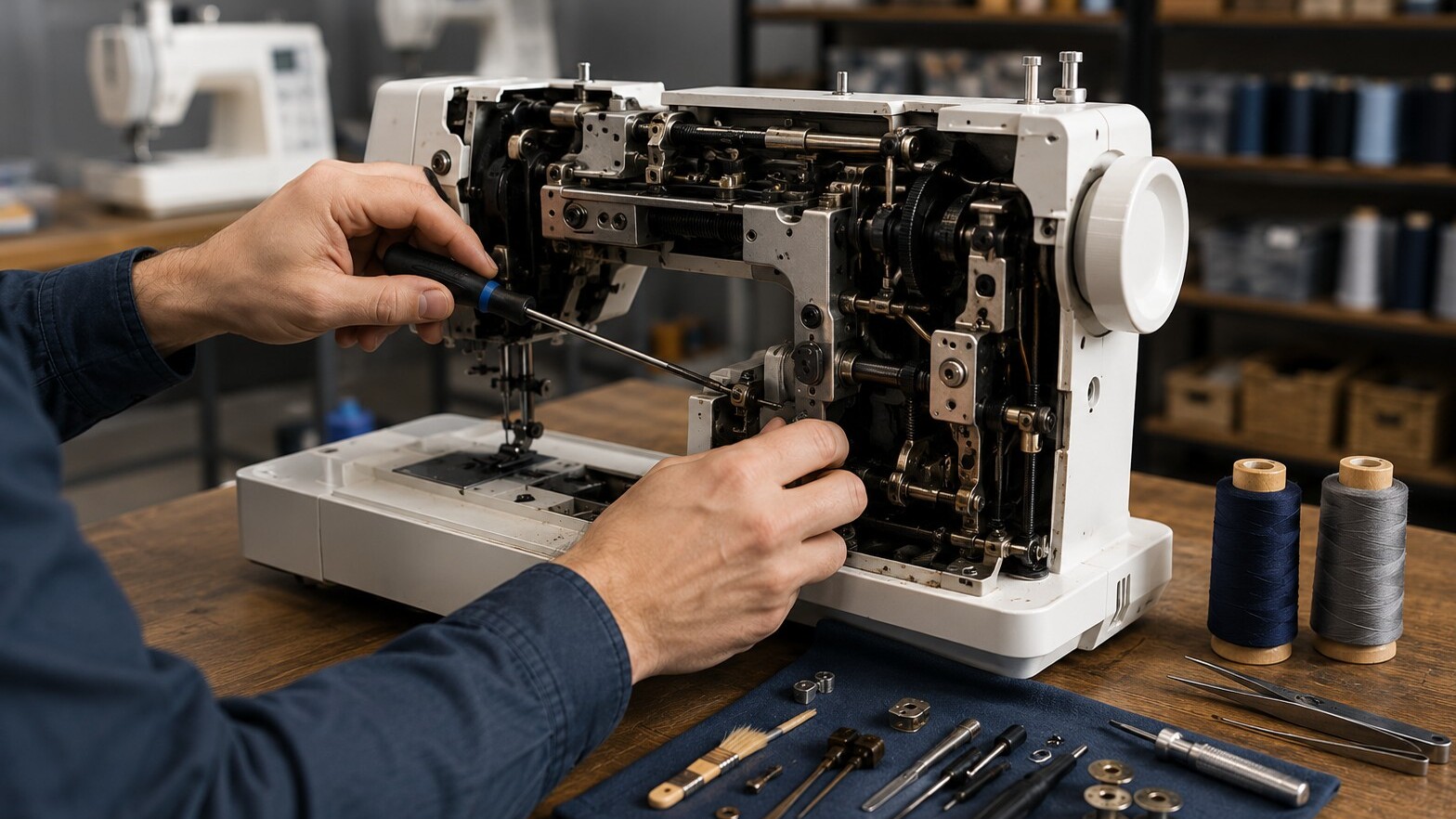 r&eacute;vision de machine &agrave; coudre &agrave; Grenoble